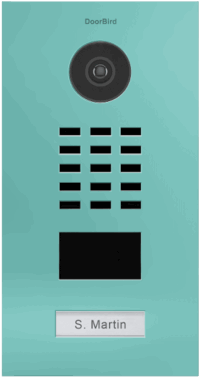 DoorBird D2101V IP Video Türsprechanlage – RAL 6027
