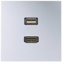 Jung MAAL1163 Einsatz HDMI/USB LS Aluminium