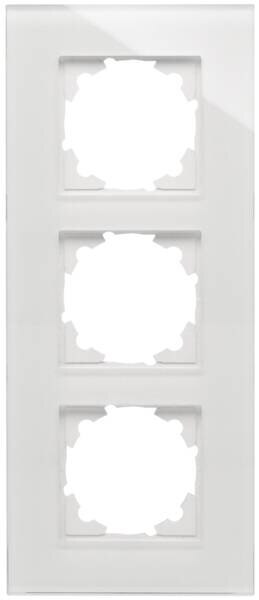 Kopp Kopp 405502004 Glas-Rahmen 3-fach HK07 reinweiß