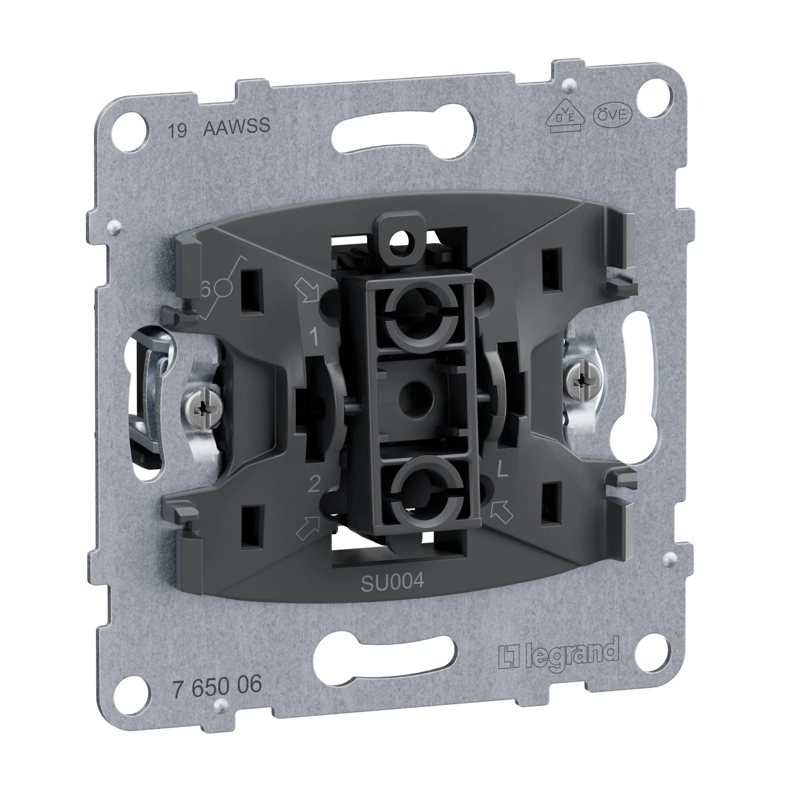 Legrand Legrand 765006 SEANO Einsatz Wechselschalter 10AX Steckklemmen