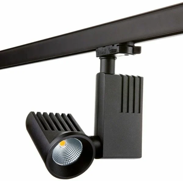SG LEUCHTEN LED-Schienenstrahler 18W dimmbar ZIP PRO MINI 003467 Konverter 1LED schwarz 3000K