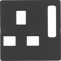 Berker Zentralstück British Std. Q1/Q3 anthrazit 3313076086