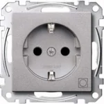 Merten SCHUKO-Steckdose alu Kennz Trockner MEG2351-0460