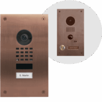 DoorBird D1101UV IP Video Türsprechanlage – Bronze-Optik (PVD)
