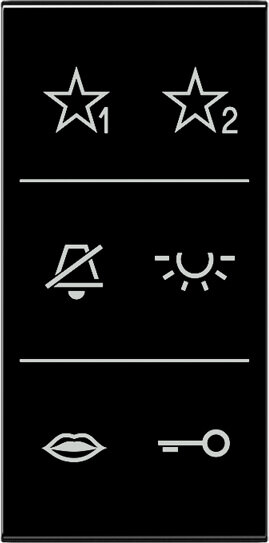 Jung Jung Design-Cover Audio Symbole bruchs SI A6 A DC SW