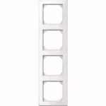 Merten Rahmen 4 fach pws/gl waage/senkrecht 478419