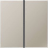 Jung ES2402TSA Tastensatz 2fach kpl LS/FD-design Edelstahl
