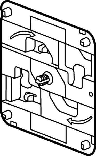 Legrand Cablofil CM091937 IBP80 Befestigungsrahmen PLEXO
