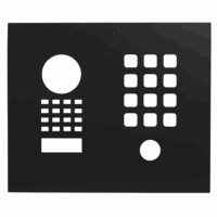 DoorBird D1101KH Classic Aufputz/ Unterputz Frontblende – Graphitschwarz
