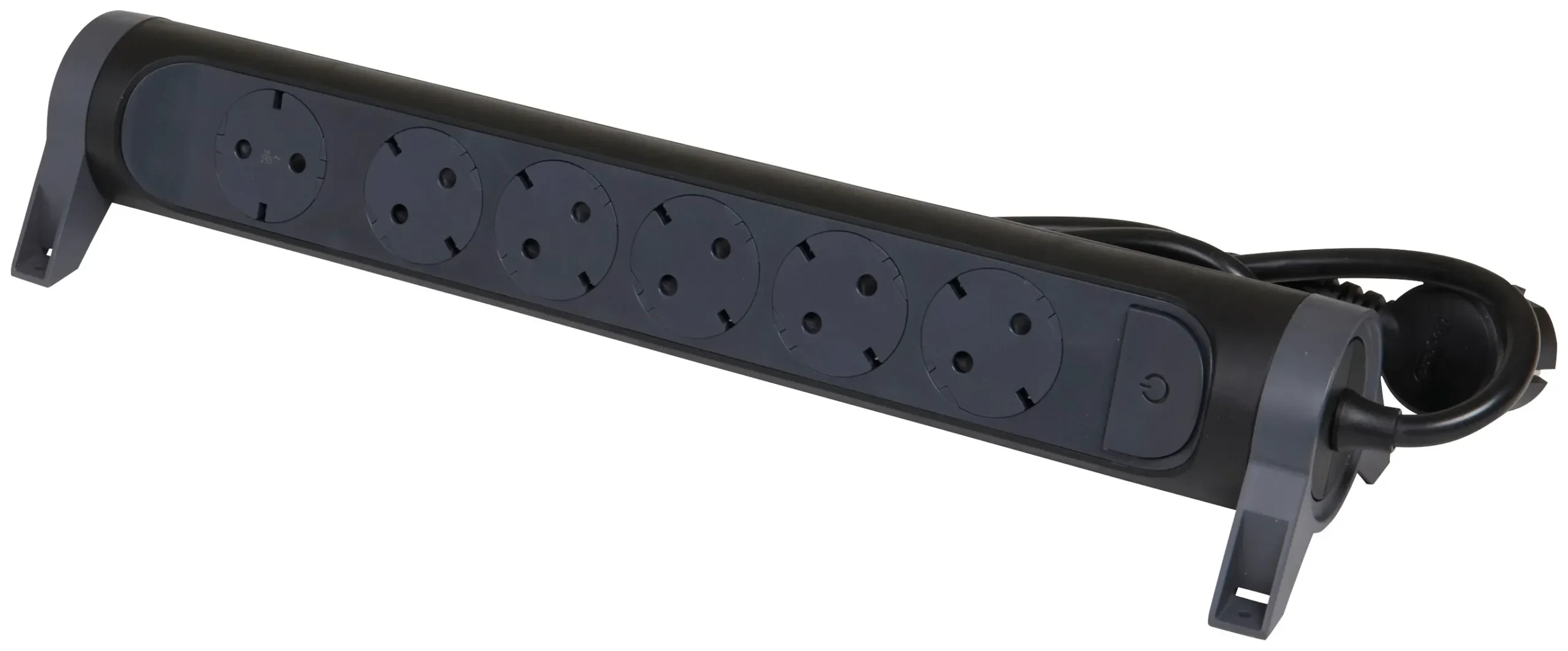 Legrand Legrand 694534 Drehbare Steckdosenleiste 6xSDO 1,5m Kabel schwarz