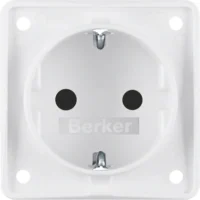 Berker Schuko-Steckdosepws mit Steckklemmen 947792502