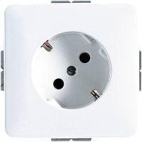 Jung CD521-45NWW SCHUKO Steckdose 45° o.Kralle alpinweiß