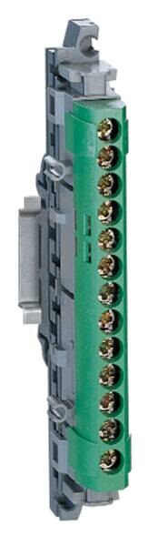 Legrand Legrand 004834 Klemmenleiste grün 1x6-25qmm 12x1,5-16qmm Länge:113mm