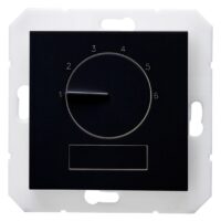 Kopp 296550005 HK07-elektronisches Raumthermostat "Basic" Farbe:schwarz