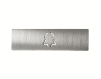 DoorBird D21x Namensschild für eine Ruftaste, Glockensymbol