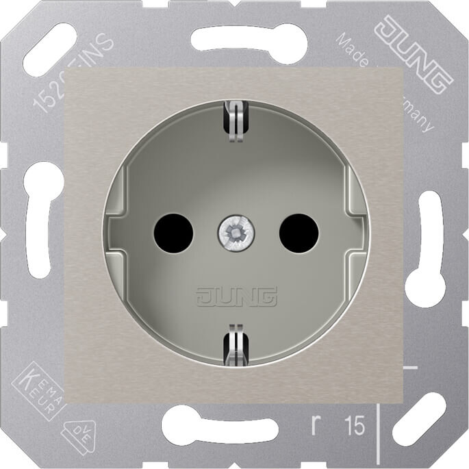Jung Jung SCHUKO-Steckdose 16A 250V 50x50mm Klappdeckel CD 5120 BF PG