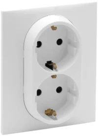 Legrand 864164 Schuko Steckdose 1-fach Dose Berührungsschutz Niloe Step ultraweiß