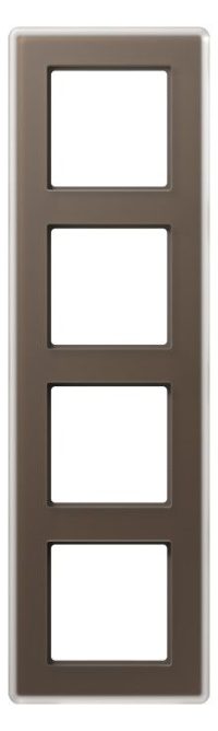 Jung AV584GLMMO Glasrahmen 4f senkr.eu.waager.e Montage Glas A VIVA mo