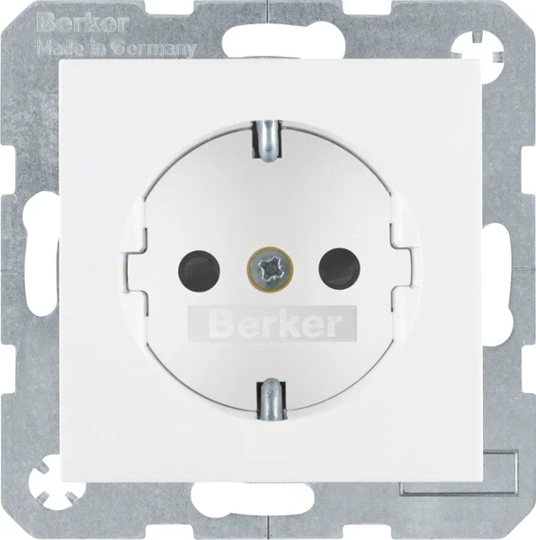 Berker Berker Schuko-Steckdose pws matt 41231909