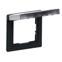 Legrand 765444 SEANO 1-fach Rahmen mit Klappdeckel IP44 in Farbausführung