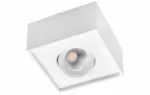 SG LEUCHTEN LED-Deckenanbauleuchte 7W weiß Cube Lux 902539 2700K 540lm Konverter