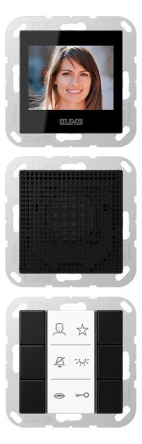 Jung SI VI A 622 SWM Siedle In-Home-Bus Video-Innenstation 2,2 Serie AS/A gsw
