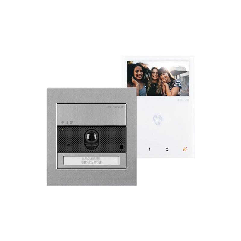 Comelit Comelit KVU8190V Einfamilienhauskit Ultra 1 Wohneinheiten Monitor Mini HF SB2