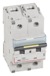 Legrand 409458 DX3 LS-Schalter D 80A 2-polig 10kA 400VAC 3TE