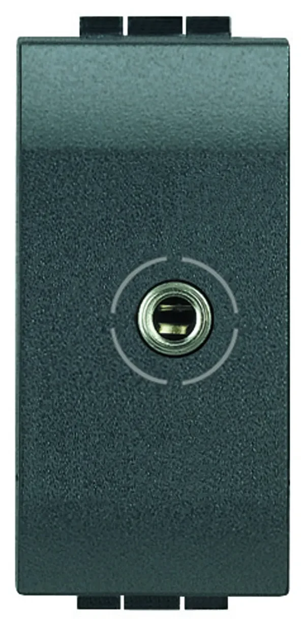 Legrand BTicino L4280 Audio-Anschlussdose Jack 3.5 1M Anthrazit