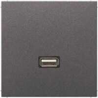 Jung MAAL1122AN Einsatz USB LS Aluminium anthrazit