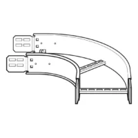 Legrand EFB75090300G Bogen B750mm m.16 Schraubensets