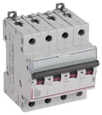 Legrand 409535 DX3 LS-Schalter D 25A 4-polig 10kA 400VAC 4TE