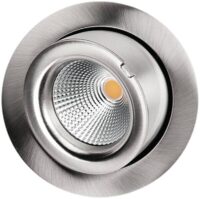 SG LEUCHTEN LED-Einbaustrahler 9W Konverter JUNISTAR 903202 1LED Edelstahl 2700K weiß Edelstahl
