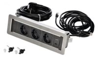 Kopp 939626115 VersaFRAME 3xStd+USB-C