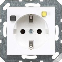Jung A5520.30 FI-SCHUKO-Steckdose 30mA Serie A weiß