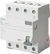 Bild vom Produkt: Siemens 5SV3346-6 FI-Schutzschalter 4polig Typ A 63A 30mA AC400V