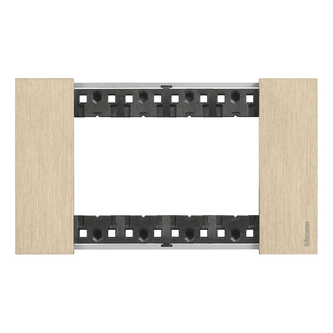 Legrand BTicino KA4804ZW LivingNow Abdeckrahmen 4-modulig in der Farbausführung Gold