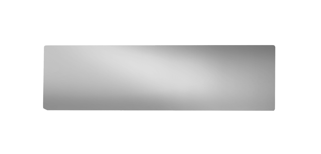 Doorbird DoorBird D21x Namensschild für eine Ruftaste, nicht graviert – Chrom-Optik (PVD)