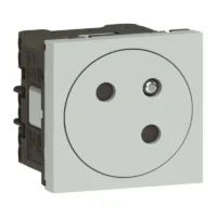 Legrand 077197L Link Steckdose 45° F/B Standard erhöht Berührungsschutz Mosaic grau