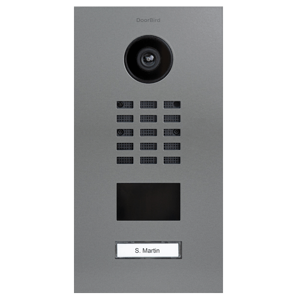 Doorbird DoorBird D2101V IP Video Türsprechanlage – RAL 9007