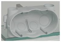 Bild vom Produkt: Legrand 081942 Betondose 2-fach Soliroc
