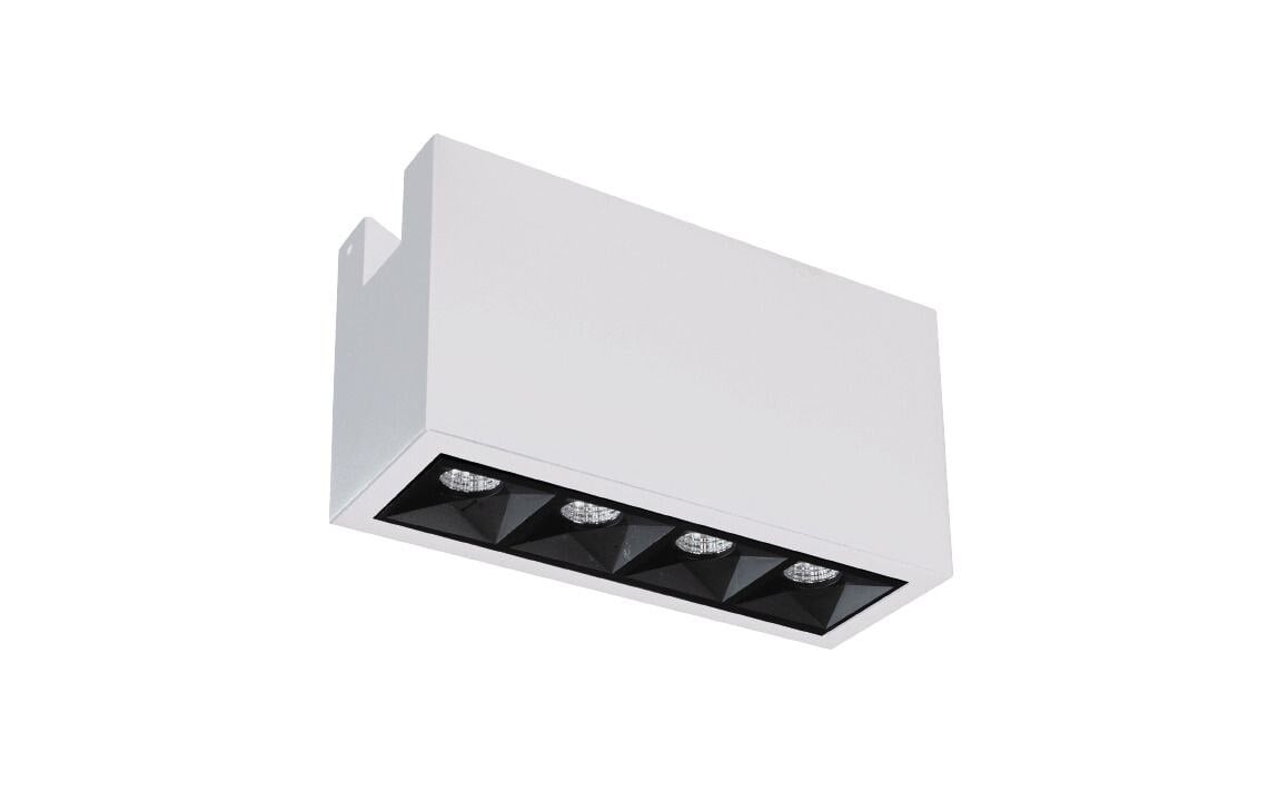 SG LEUCHTEN LED-Schienenstrahler 8W Konverter 320761 dimmbar 1LED weiß 3000K weiß 470lm weiß matt