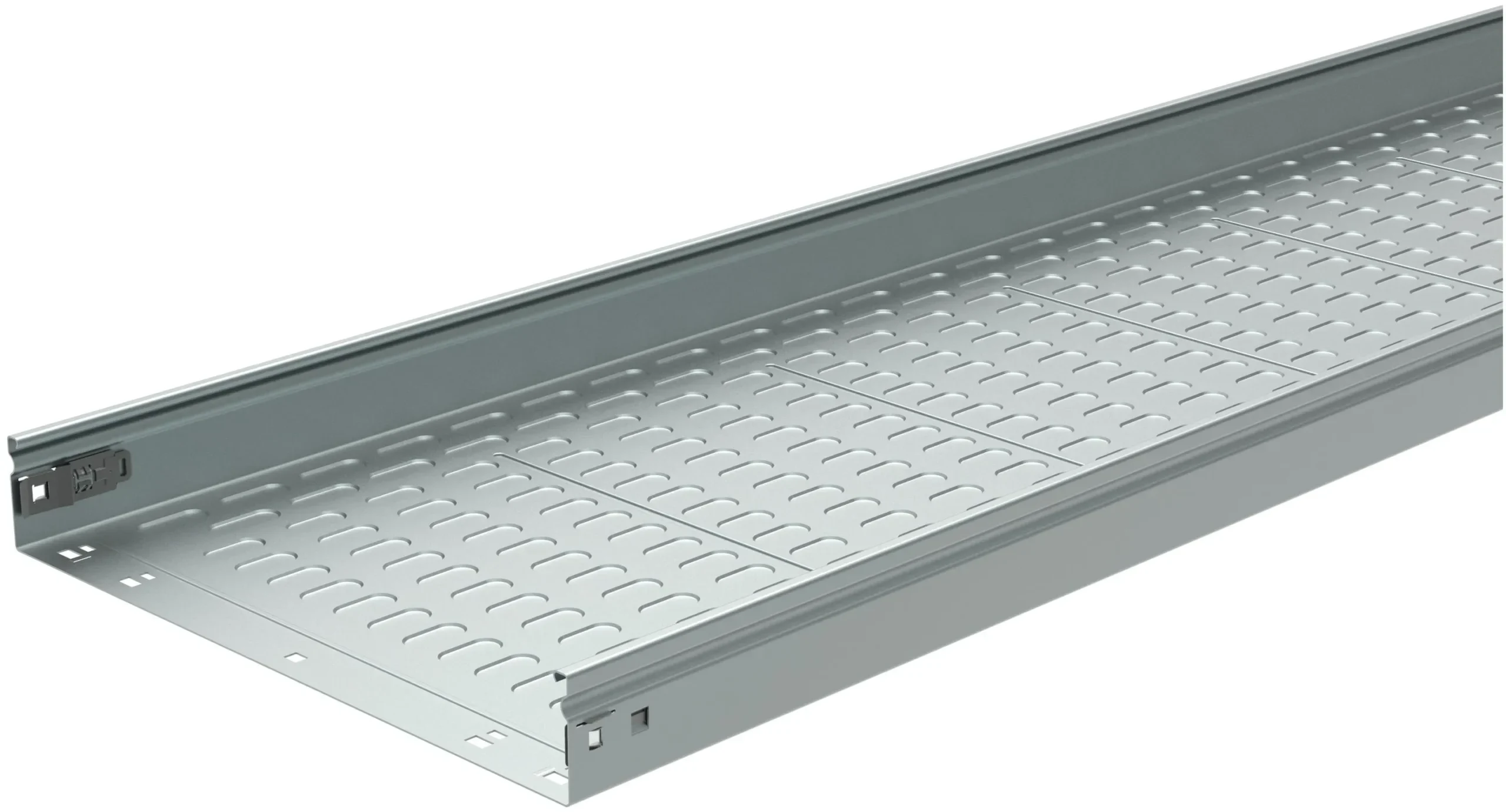 Legrand 481126 Kabelrinne ungelocht GS 3000x500x60 mit Automatik Verbinder send.