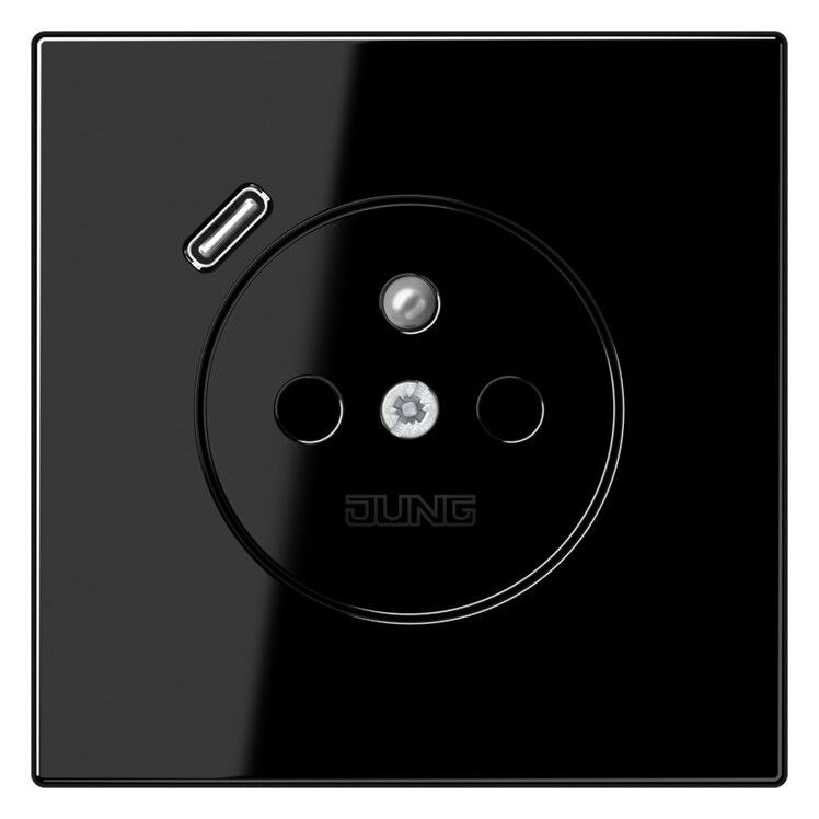 Jung Jung LS1520F-18CSW Steckdose Frz/Belg mit USB Typ C
