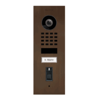 DoorBird D1101FV Fingerprint 50 Unterputz IP Video Türsprechanlage – Echte Baubronze