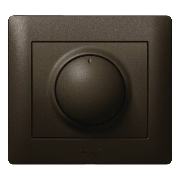 Legrand Legrand 771268 Abdeckung Drehdimmer Galea dark bronze