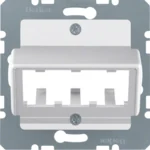 Berker Zentralplatte aluminium 14271404