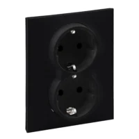 Legrand 765325 SEANO 2-fach Schuko-Steckdose Steckklemmen erhöhter