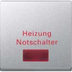 Merten Wippe alu Heizungs-Notschalter MEG3327-0460
