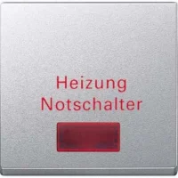 Merten Wippe alu Heizungs-Notschalter MEG3327-0460